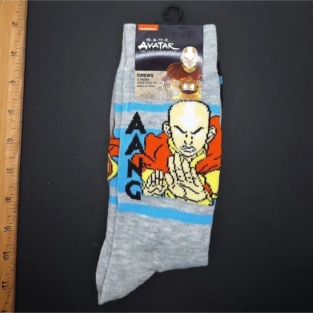 Avatar the last Airbender crew socks 2 pair